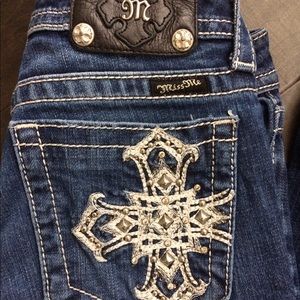 Miss Me Jeans Jp50762 Dark Embellished Boot Cut